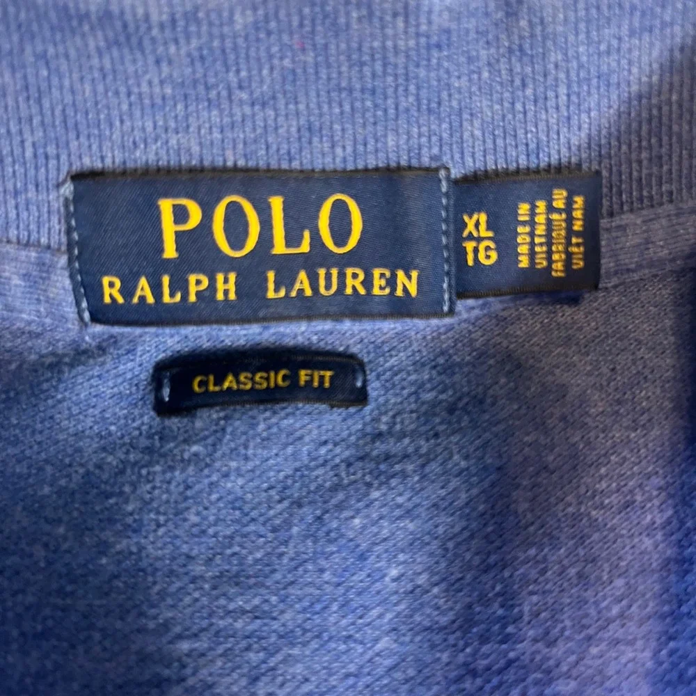 Polo Ralph Lauren Men Classic‎ Fit Blue Short Sleeve Polo Shirt XL